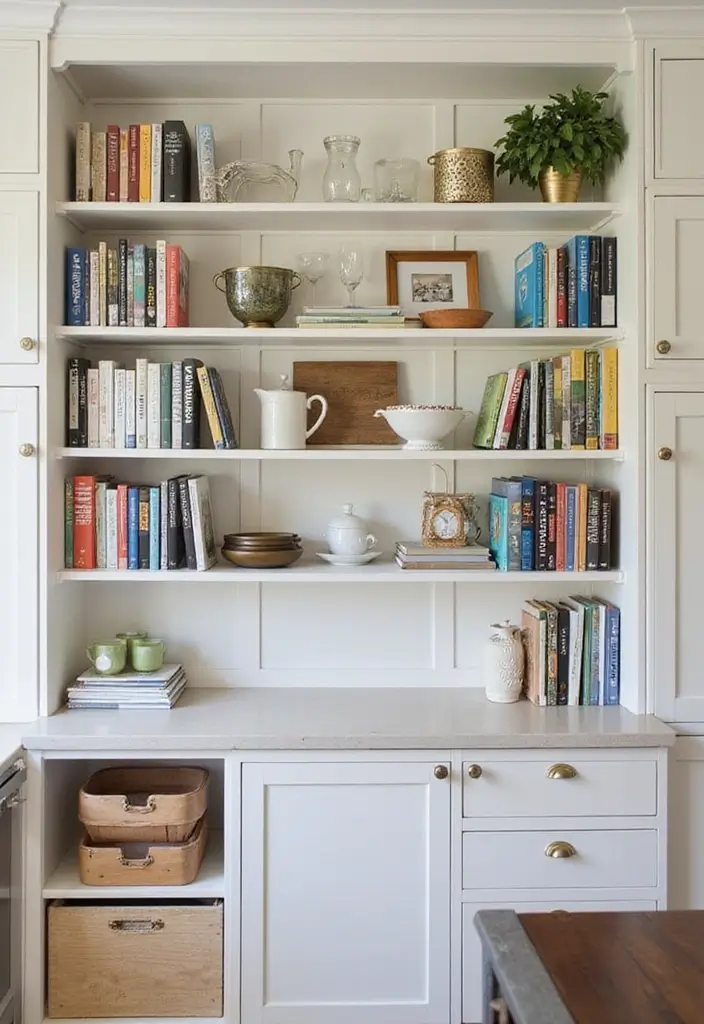 29 Kitchen Organization Cabinet Ideas That Work - 29. Custom Shelving Units