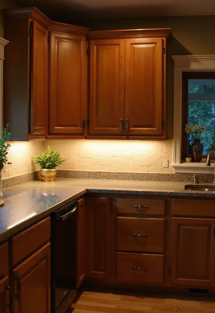 29 Kitchen Organization Cabinet Ideas That Work - 4. Under-Cabinet Lighting for Visibility