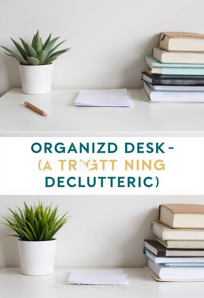 29 Office Desk Organization Ideas That Boost Productivity - 1. Declutter with a Purpose