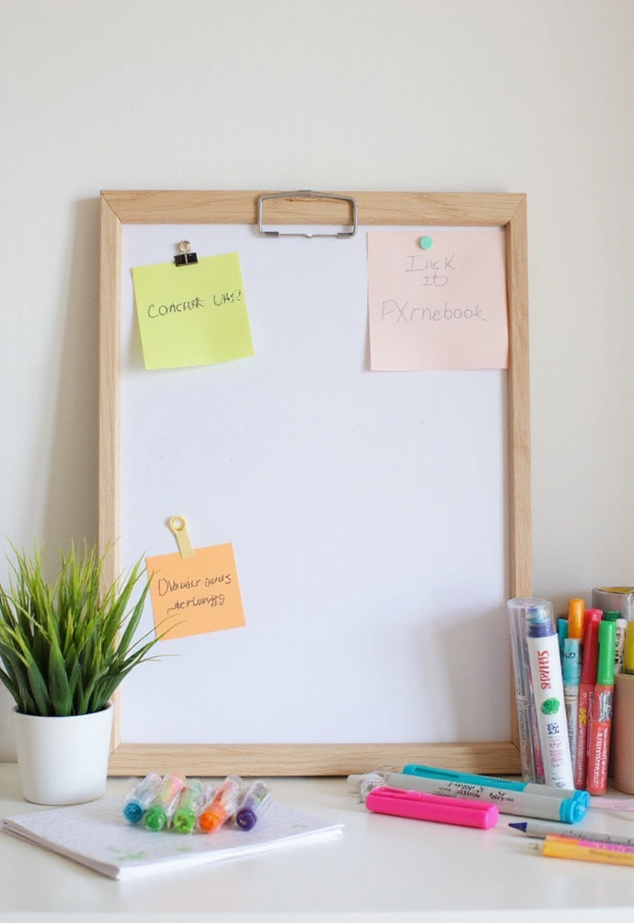 29 Office Desk Organization Ideas That Boost Productivity - 6. Create a Daily Task Board
