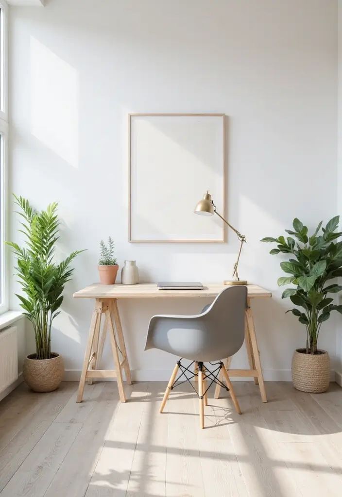 29 Office Desk Organization Ideas That Boost Productivity - 8. Embrace Minimalist Decor