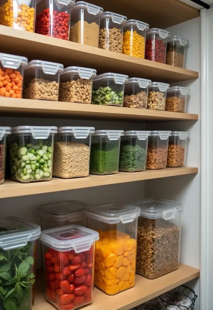 29 Pantry Organization Ideas That Save Time - 17. Create a Meal Prep Station