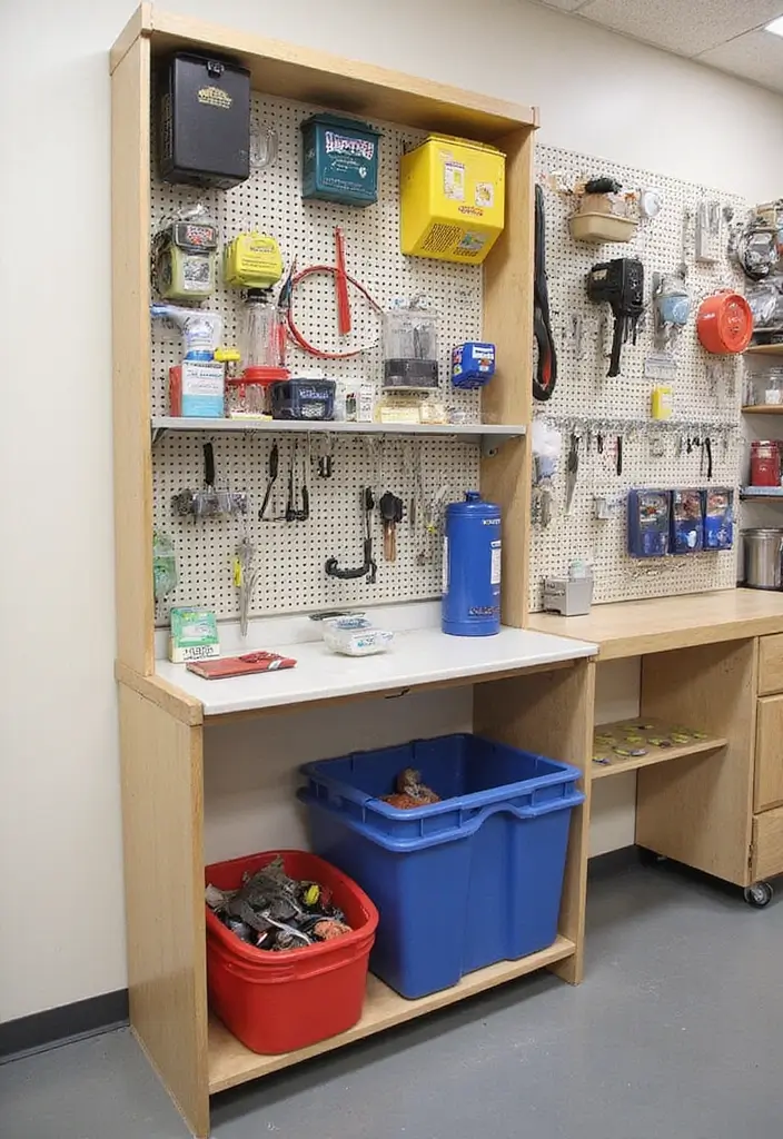 29 Smart Storage Ideas for Every Corner 7 29 Smart Storage Ideas for Every Corner - 7. Wall-Mounted Pegboards