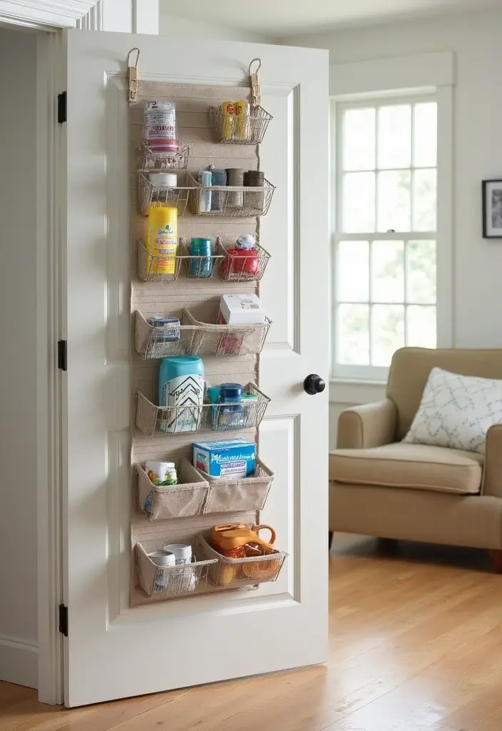 29 Smart Storage Ideas for Every Corner 9 29 Smart Storage Ideas for Every Corner - 9. Over-the-Door Organizers