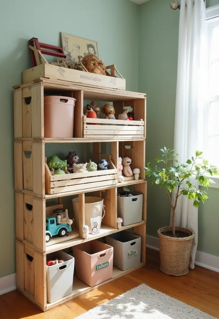 29 Toy Storage Ideas That Keep Kids’ Rooms Tidy - 14. Repurposed Toy Storage