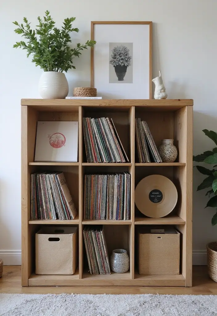 29 Vinyl Storage Ideas for Collectors - 11. Modular Storage Units