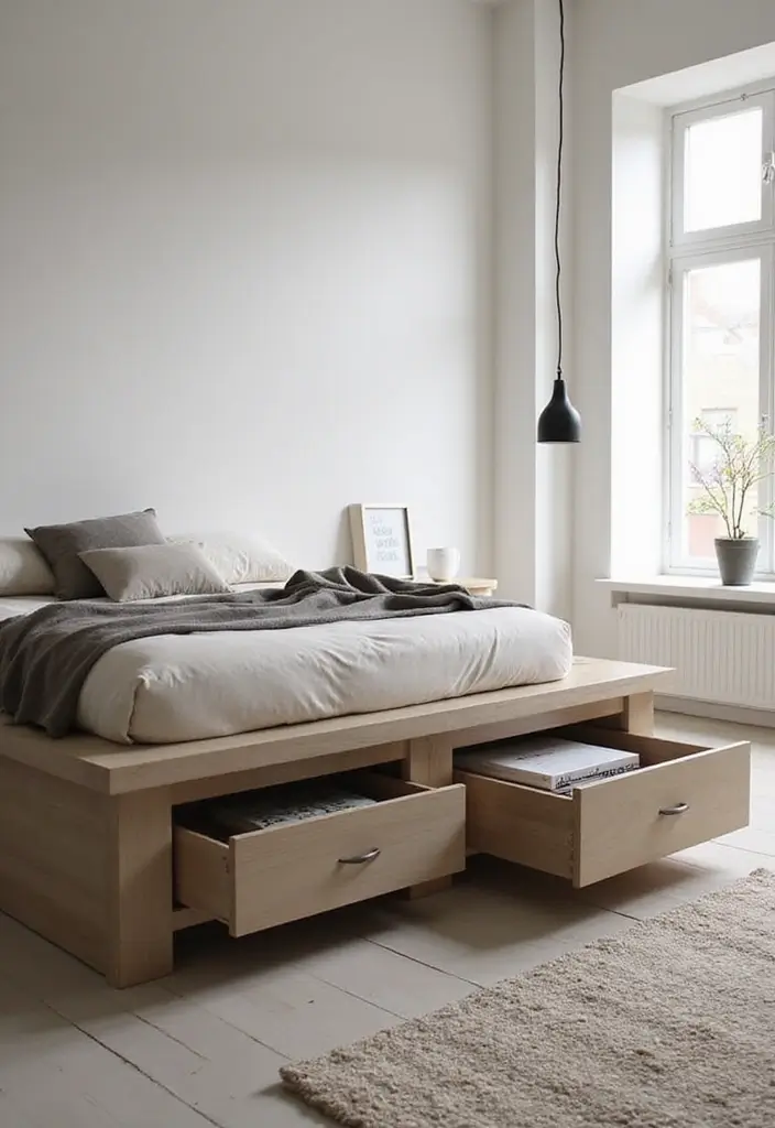 30 Beds with Storage Ideas for Extra Space 1 30 Beds with Storage Ideas for Extra Space - 1. Platform Beds with Drawers