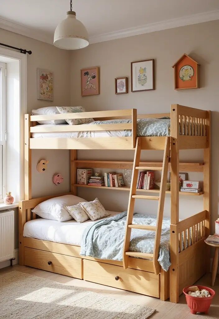 30 Beds with Storage Ideas for Extra Space 12 30 Beds with Storage Ideas for Extra Space - 12. Space-Saving Bunk Beds