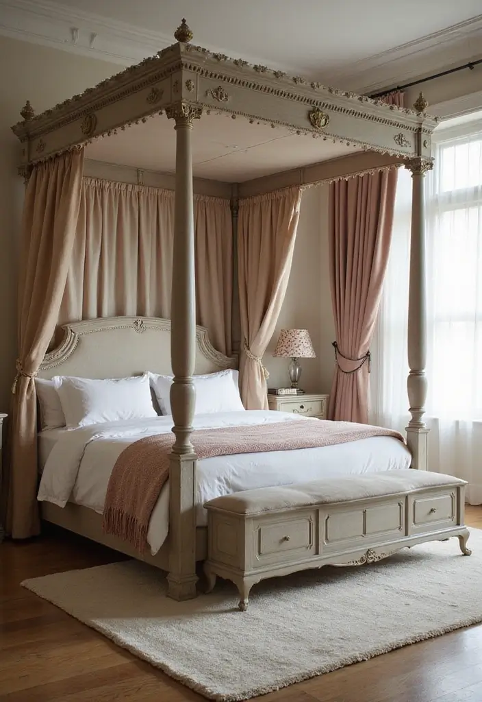 30 Beds with Storage Ideas for Extra Space 16 30 Beds with Storage Ideas for Extra Space - 16. Canopy Beds with Hidden Storage