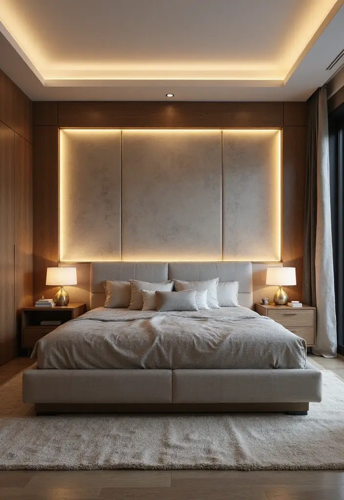 30 Beds with Storage Ideas for Extra Space 19 30 Beds with Storage Ideas for Extra Space - 19. Beds with Integrated Lighting