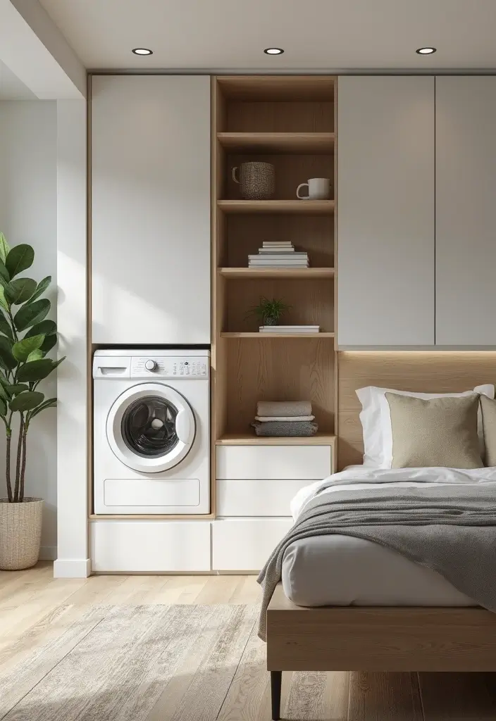 30 Beds with Storage Ideas for Extra Space 29 30 Beds with Storage Ideas for Extra Space - 29. Beds with Built-In Laundry Storage