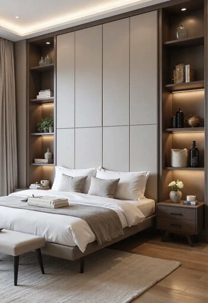 30 Beds with Storage Ideas for Extra Space 6 30 Beds with Storage Ideas for Extra Space - 6. Beds with Built-In Storage Headboards