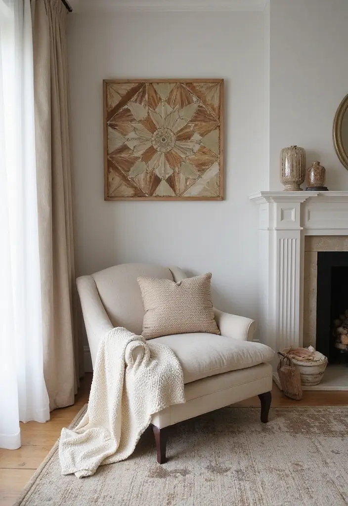 30 Blanket Storage Ideas That Look Stylish 22 30 Blanket Storage Ideas That Look Stylish - 22. Decorative Wall Art with Hidden Storage