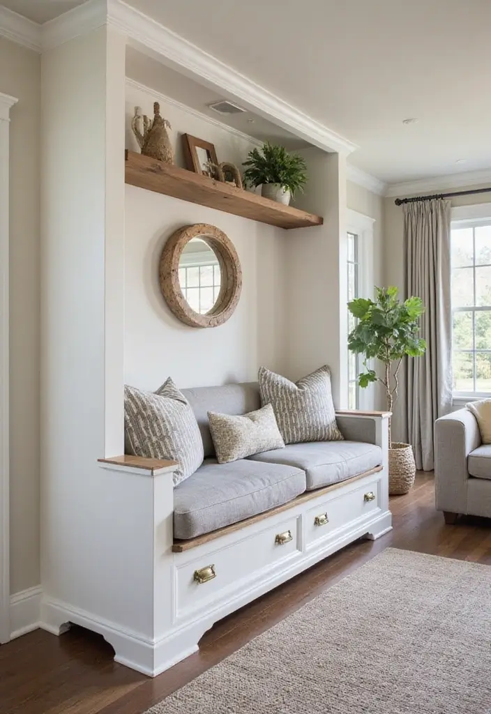 30 Blanket Storage Ideas That Look Stylish 23 30 Blanket Storage Ideas That Look Stylish - 23. Custom Built-In Seat Storage