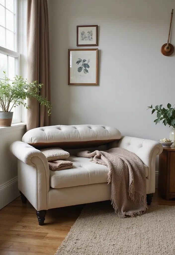 30 Blanket Storage Ideas That Look Stylish 25 30 Blanket Storage Ideas That Look Stylish - 25. Upholstered Storage Bench