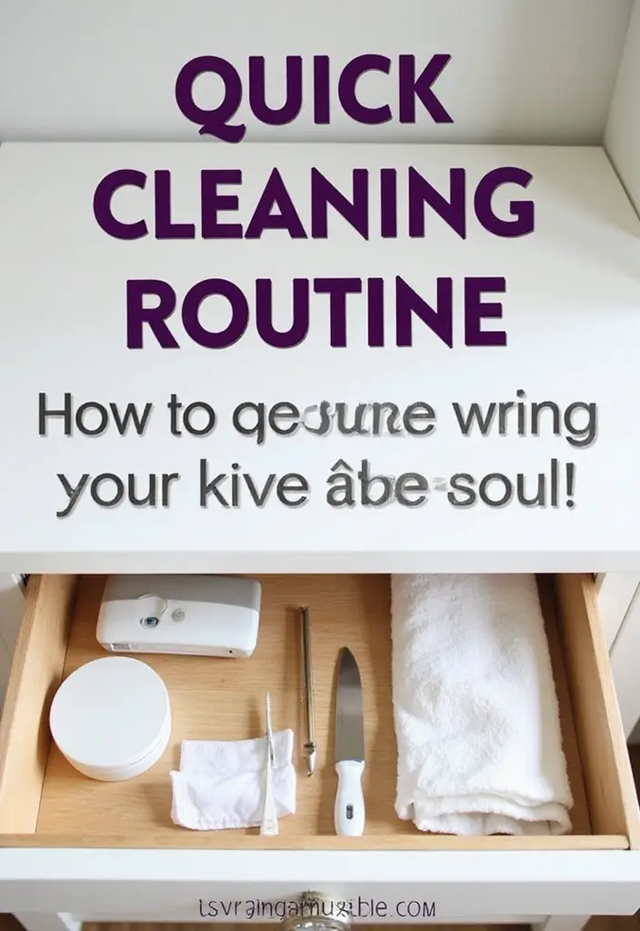 30 Clothes Drawer Organization Ideas That Keep Things Neat - 16. Quick Spot Cleaning Routine