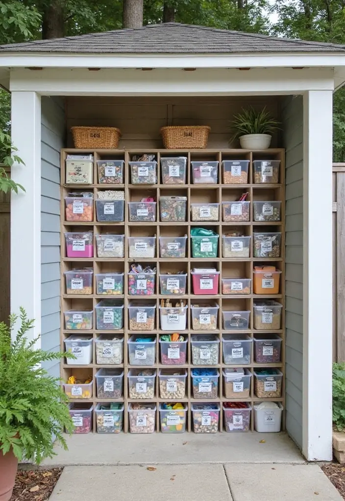 30 Eaves Storage Ideas to Use Hidden Space - 30. Craft Supply Cubbies