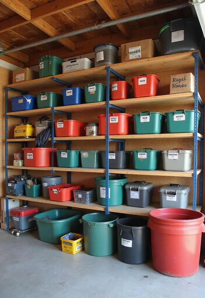30 Shed Storage Ideas to Organize Your Outdoors 24 30 Shed Storage Ideas to Organize Your Outdoors - 24. Labeling System