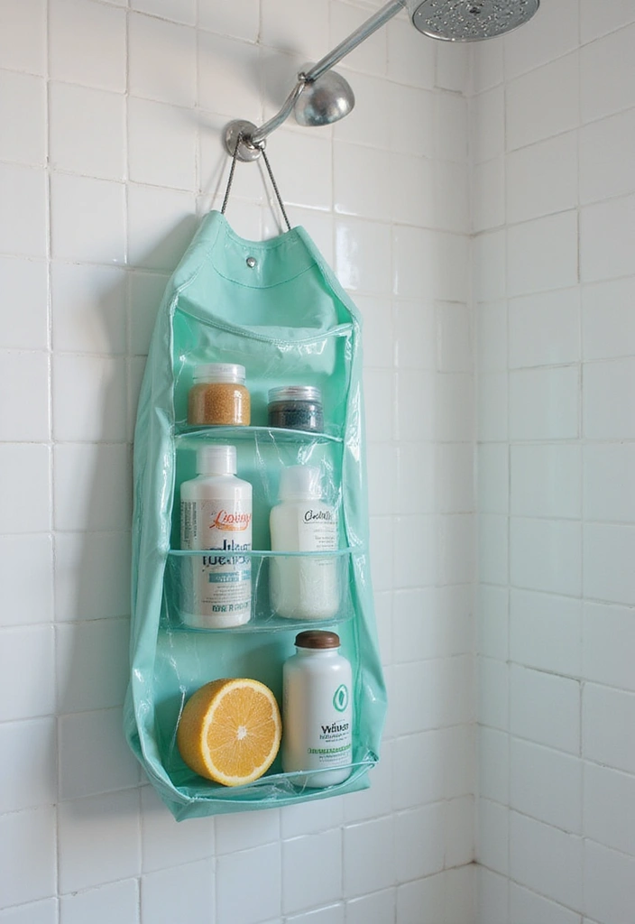 30 Shower Storage Ideas That Keep Things Handy - 21. Storage Bags for Wet Items