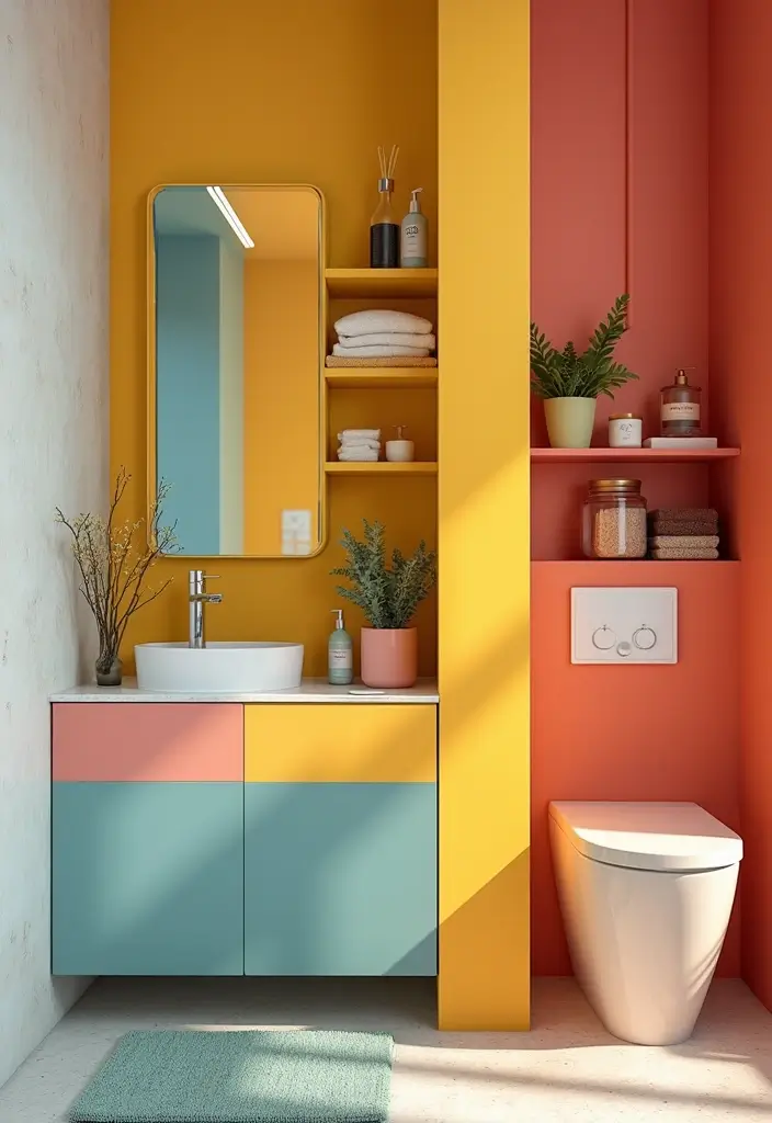 30 Shower Storage Ideas That Keep Things Handy - 23. Color-Coded Storage Solutions