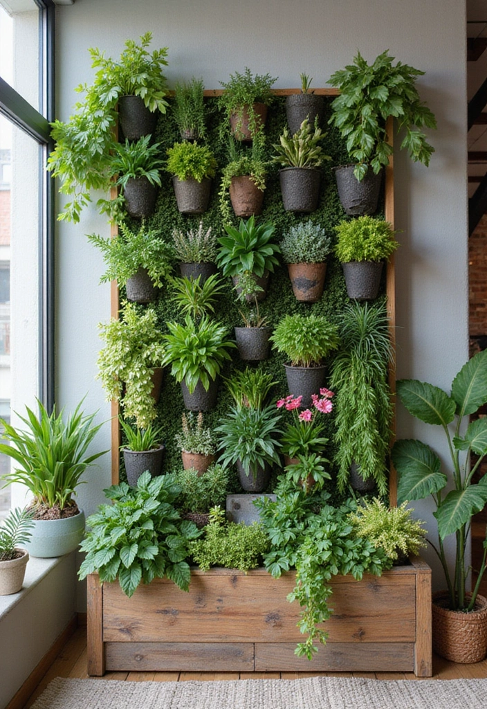 30+ Small Space Storage Hacks You’ll Wish You Knew 13 30+ Small Space Storage Hacks You’ll Wish You Knew - 13. Vertical Gardens: Bring Nature Indoors