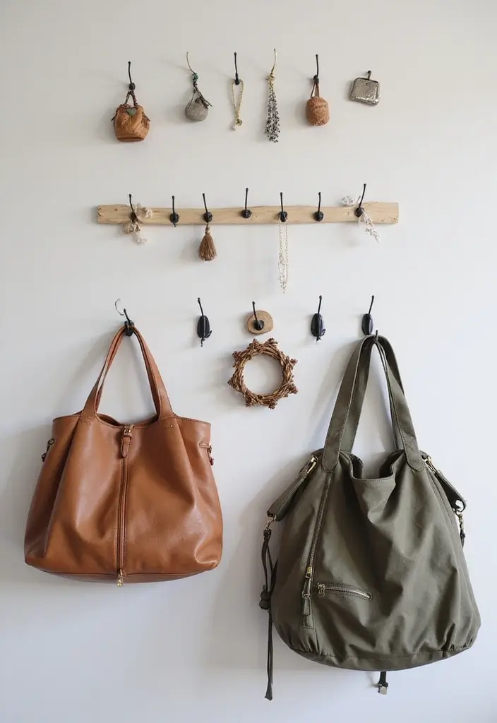 30+ Small Space Storage Hacks You’ll Wish You Knew 14 30+ Small Space Storage Hacks You’ll Wish You Knew - 14. The Power of Hooks: Don’t Overlook Them