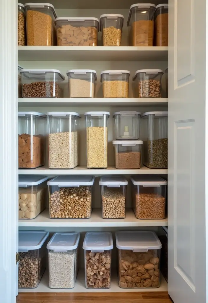 30+ Small Space Storage Hacks You’ll Wish You Knew 15 30+ Small Space Storage Hacks You’ll Wish You Knew - 15. Clear Storage Containers: Visibility is Key