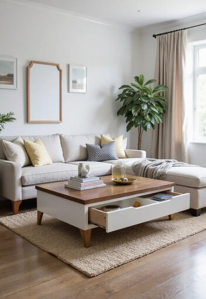 30+ Small Space Storage Hacks You’ll Wish You Knew 24 30+ Small Space Storage Hacks You’ll Wish You Knew - 24. Use Furniture with Built-In Storage: Two Birds, One Stone