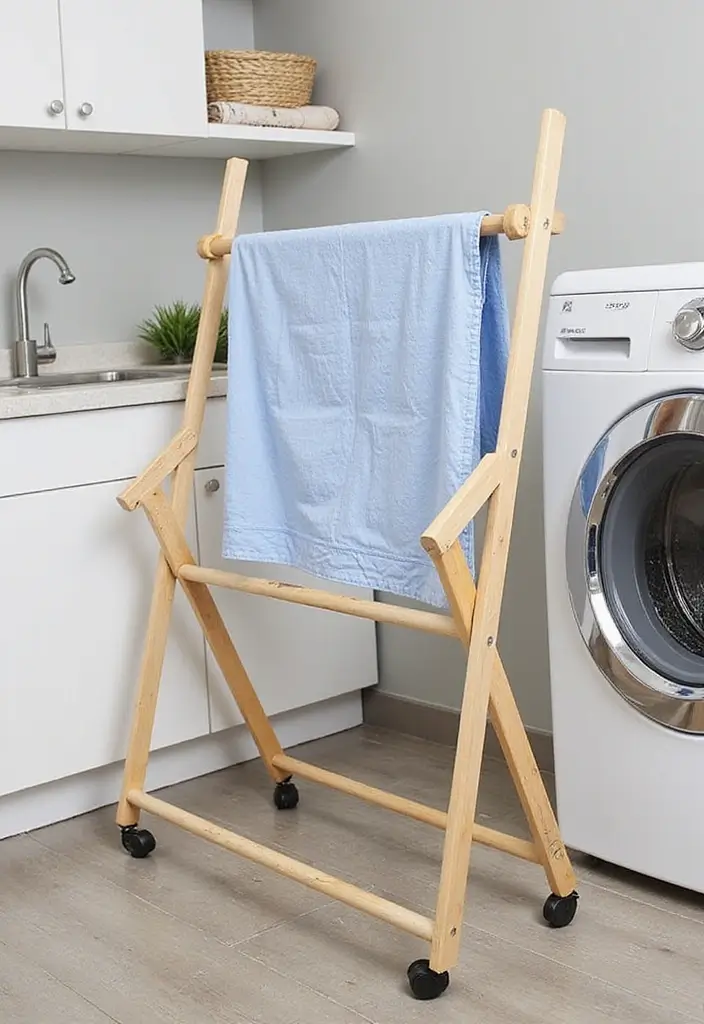 30+ Small Space Storage Hacks You’ll Wish You Knew 25 30+ Small Space Storage Hacks You’ll Wish You Knew - 25. Use a Foldable Drying Rack: Space-Saving Genius