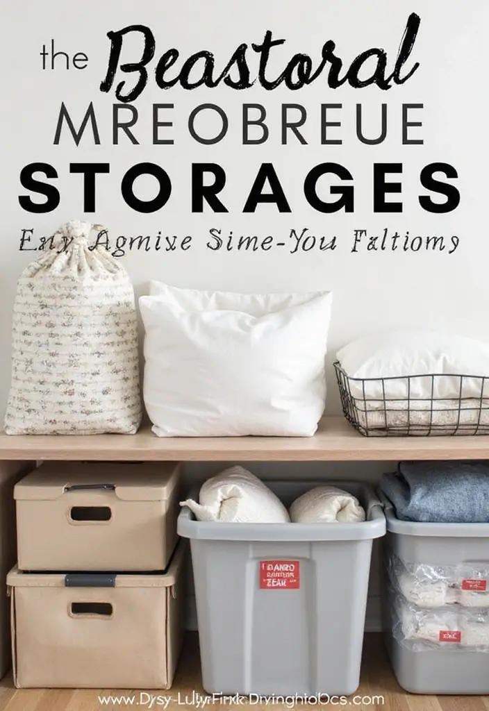 30+ Small Space Storage Hacks You’ll Wish You Knew 30 30+ Small Space Storage Hacks You’ll Wish You Knew - 30. Closing the Loop: Seasonal Storage Solutions