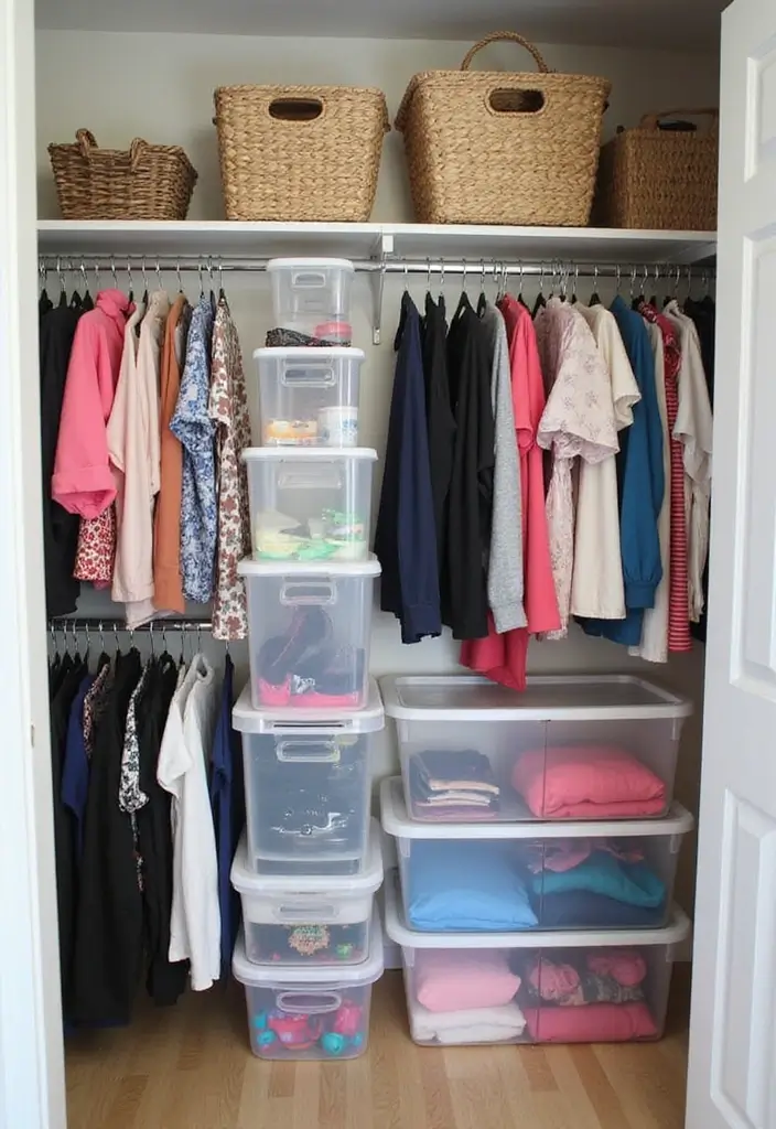 30+ Small Space Storage Hacks You’ll Wish You Knew 4 30+ Small Space Storage Hacks You’ll Wish You Knew - 4. Closet Organizers: Declutter in Style