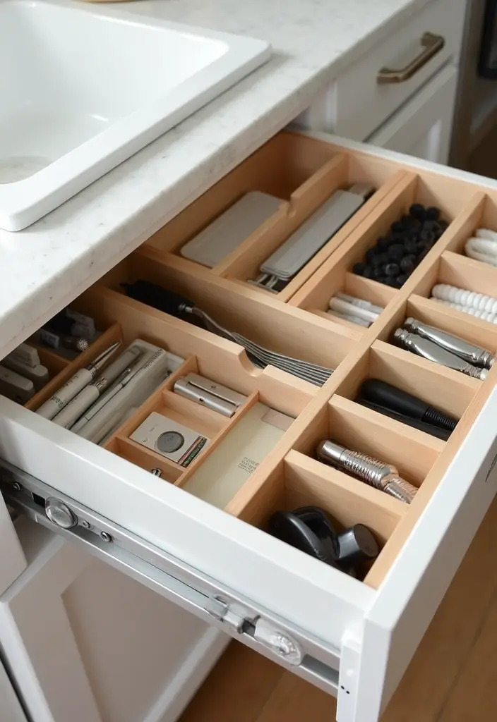 30+ Small Space Storage Hacks You’ll Wish You Knew 7 30+ Small Space Storage Hacks You’ll Wish You Knew - 7. Drawer Dividers: Tidy Up with Ease
