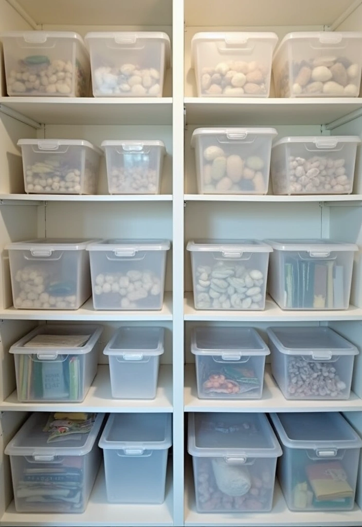 30+ Smart Organization Ideas for Every Room 17 30+ Smart Organization Ideas for Every Room - 17. Clear Storage Solutions