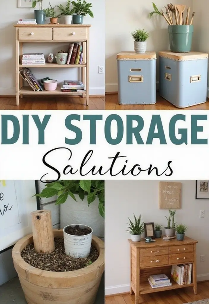 30+ Smart Organization Ideas for Every Room 26 30+ Smart Organization Ideas for Every Room - 26. DIY Storage Solutions
