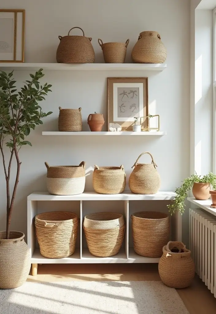 30+ Smart Organization Ideas for Every Room 5 30+ Smart Organization Ideas for Every Room - 5. Creative Use of Baskets