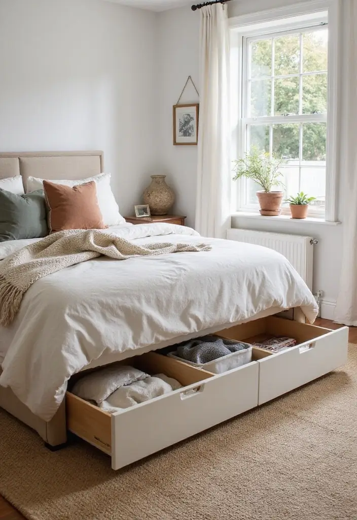 30 Tiny Home Storage Ideas That Maximize Every Corner 1 30 Tiny Home Storage Ideas That Maximize Every Corner - 1. Under-Bed Storage