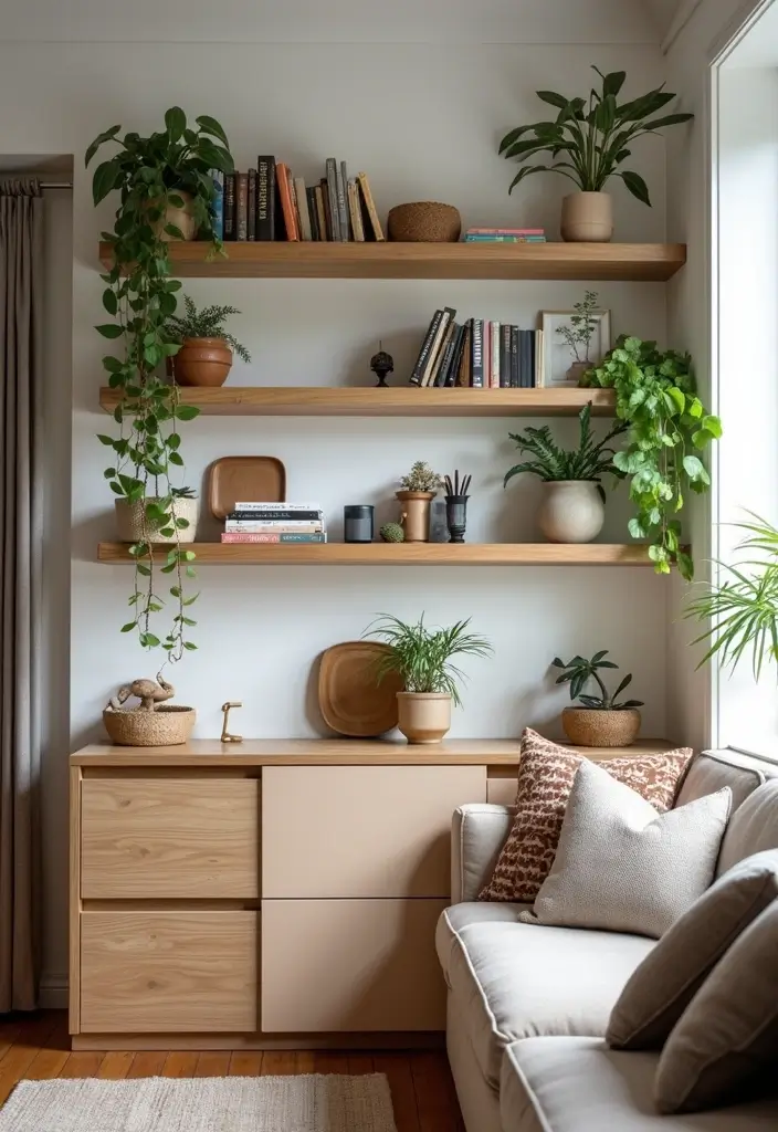 30 Tiny Home Storage Ideas That Maximize Every Corner 2 30 Tiny Home Storage Ideas That Maximize Every Corner - 2. Floating Shelves