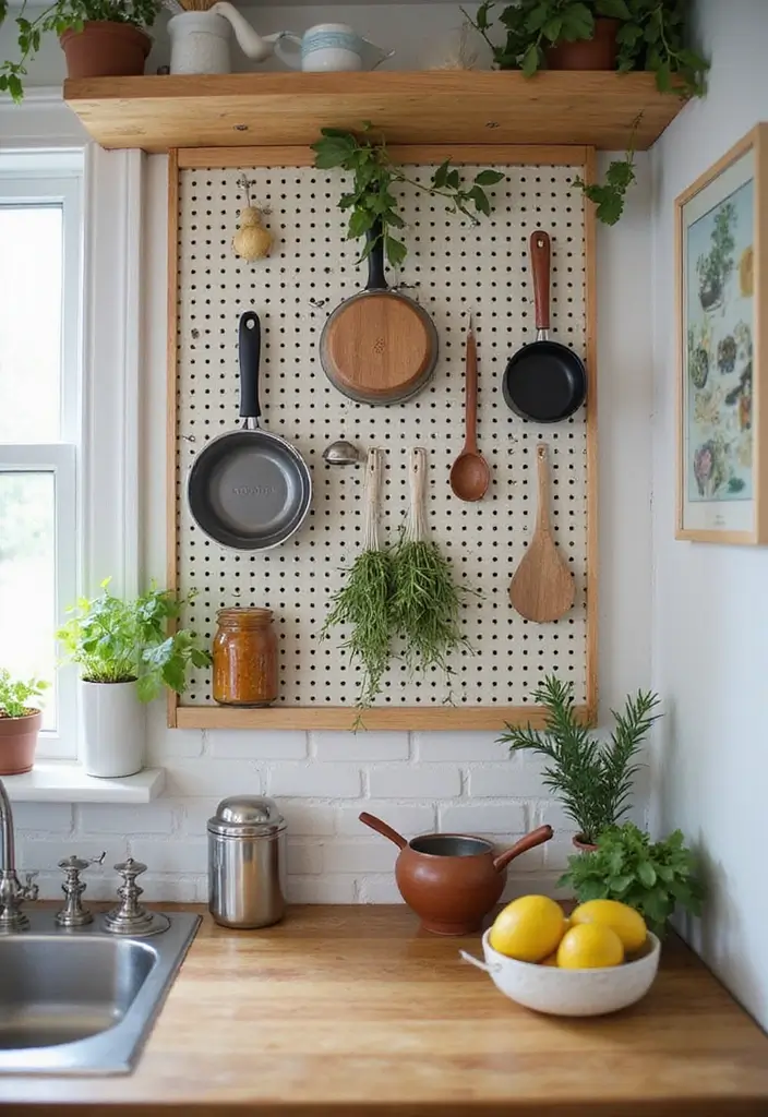 30 Tiny Home Storage Ideas That Maximize Every Corner 6 30 Tiny Home Storage Ideas That Maximize Every Corner - 6. Pegboards for Organization