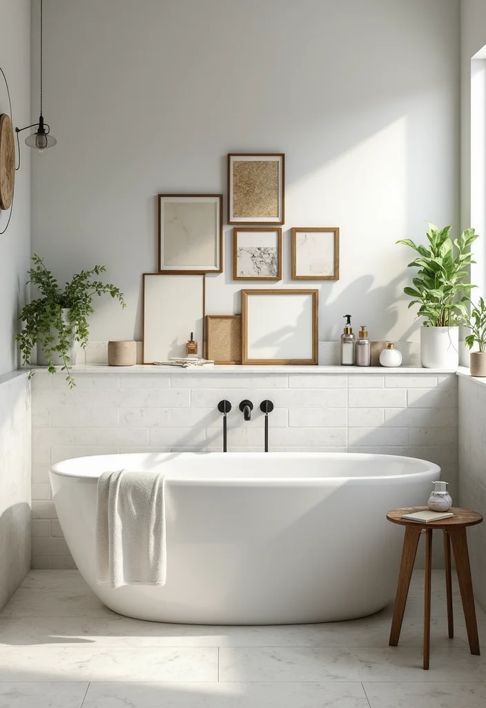 10 Bathroom Half Wall Ideas for Style and Subtle Privacy - 10. Customizable Half Wall
