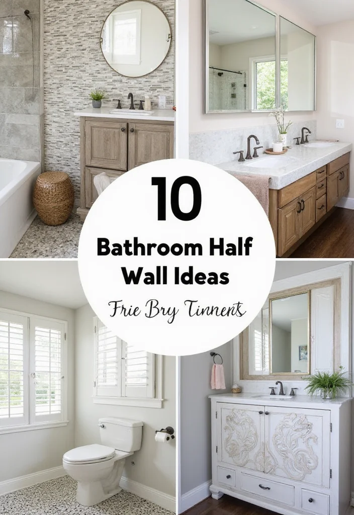 10 Bathroom Half Wall Ideas for Style and Subtle Privacy - Conclusion