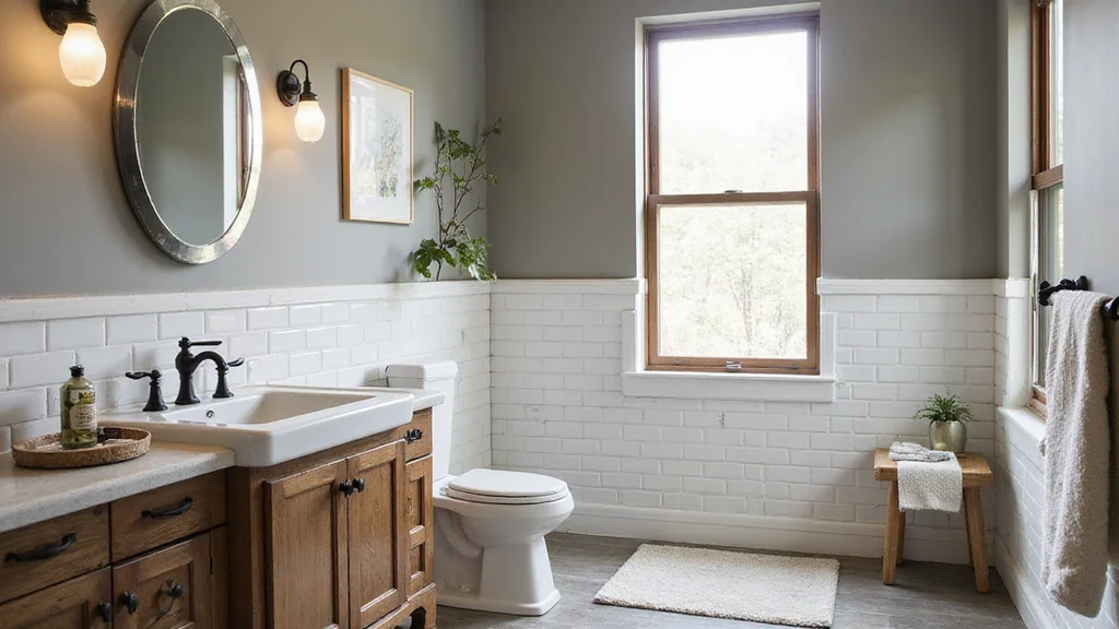 10 Bathroom Half Wall Ideas for Style and Subtle Privacy