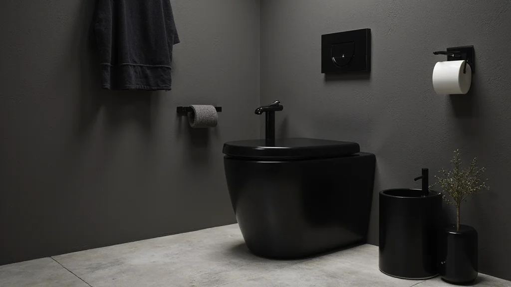 10 Black Toilet Bathroom Ideas for Sleek Dramatic Style