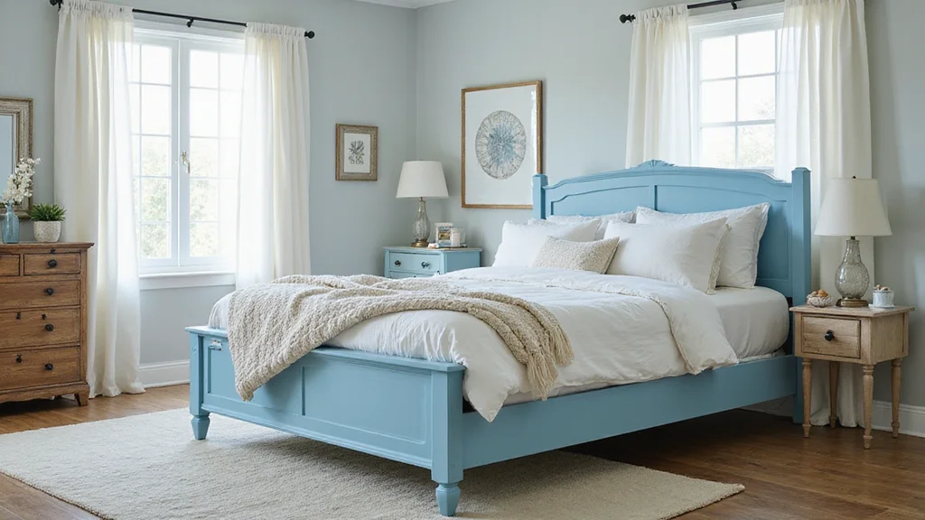 10 Blue Bed Frame Bedroom Ideas for Fresh Colorful Focus