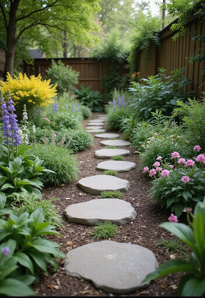 10 Brownstone Backyard Ideas for Compact Urban Charm - 3. Garden Paths to Create Flow