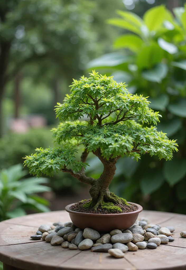 10 Buddha Backyard Ideas for Peaceful Zen Ambience - 7. Outdoor Zen Bonsai Trees