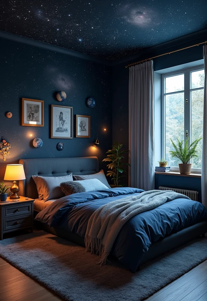 10 Club Roblox Bedroom Ideas for Trendy Youthful Themes - 7. Space Explorer's Dream