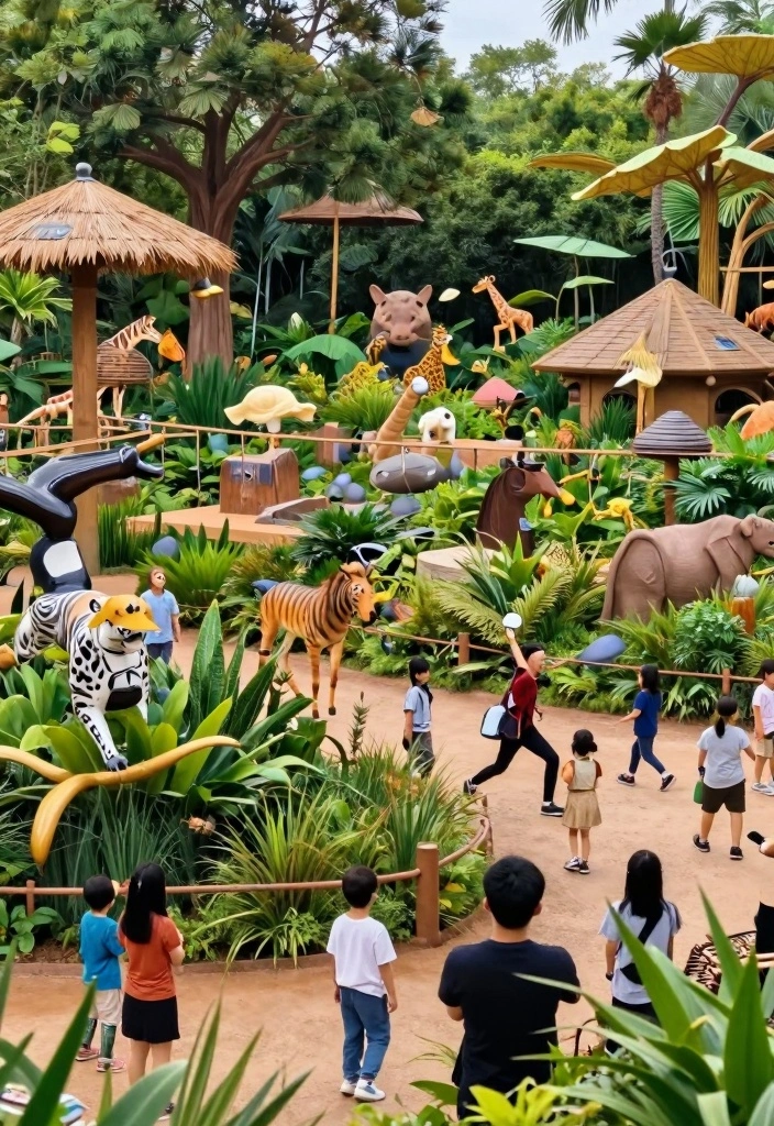 10 Disney Backyard Ideas for Whimsical Family Fun - 6. Disney Animal Kingdom Safari