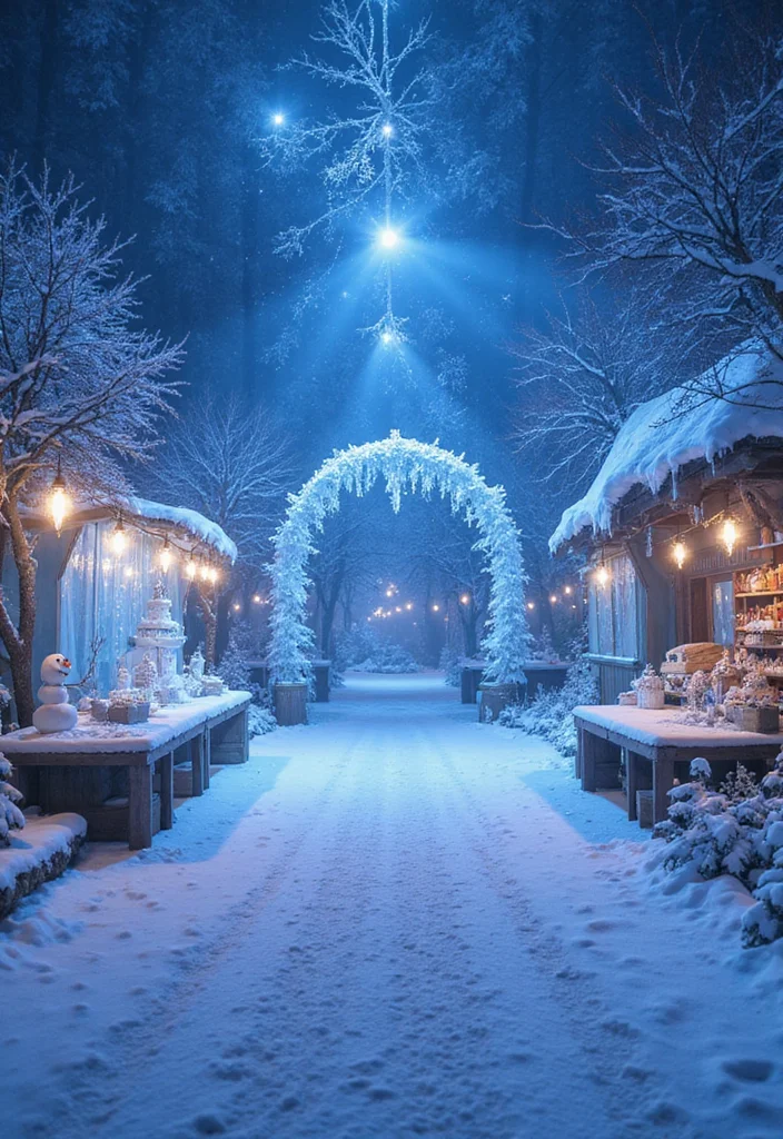 10 Disney Backyard Ideas for Whimsical Family Fun - 9. Disney Frozen Winter Wonderland