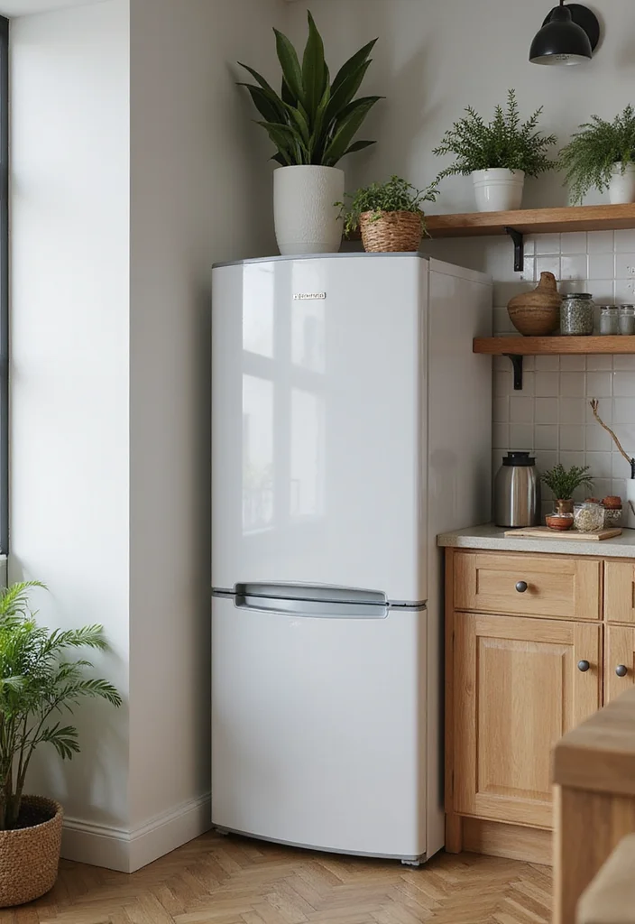 10 Kitchen Fridge Ideas for Smart Stylish Placement - 1. Corner Placement for Maximum Efficiency