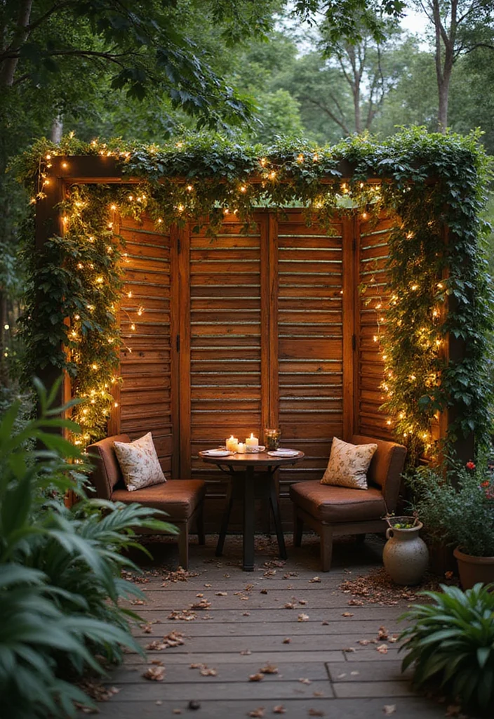 12 Backyard Patio Wall Ideas for Privacy and Design - 2. Decorative Privacy Screens